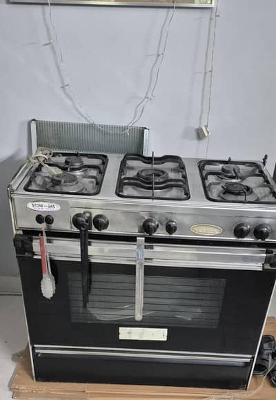 Stone Gas 5-Burner Gas Stove with Oven
