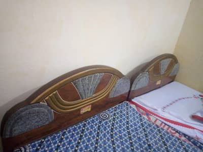 Double Bed (Strong wooden)