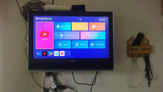Toshiba LCD 24 Inch With Android Box
