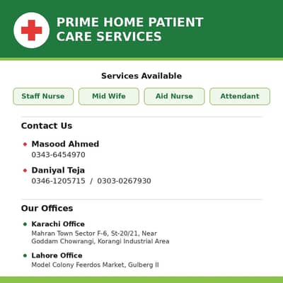 Prime Home Patient Care Services