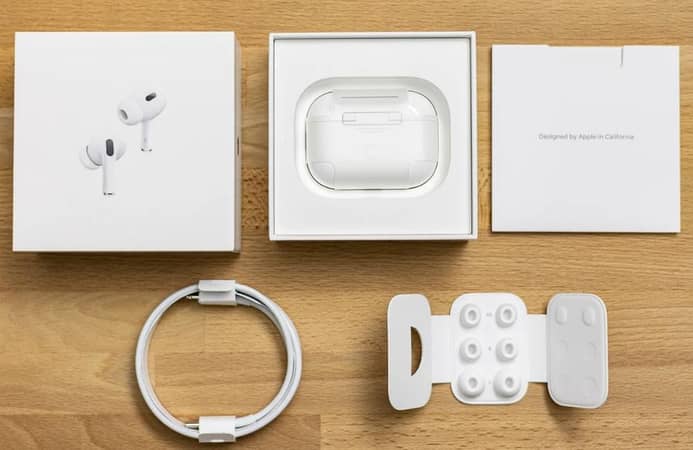 ANC working AirPods Pro 2 white All functions 100% working Box and all accessories