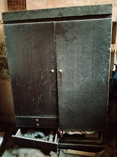 wooden cupboard