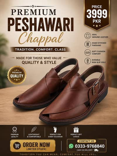 Premium peshawari chappal