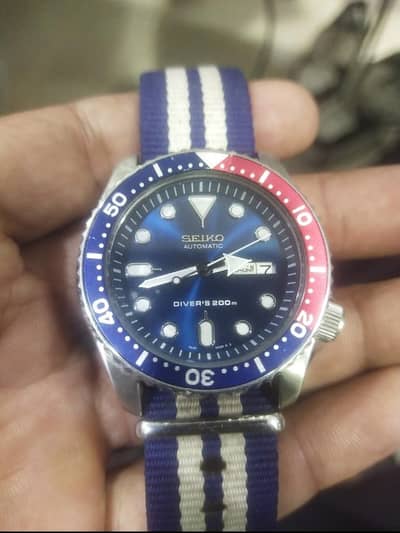Original Seiko Automatic Diver 200m 7S26-0020 | SKX009 Pepsi Dial