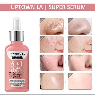 Uptown laugh 4 in 1 super skin  glowing serum