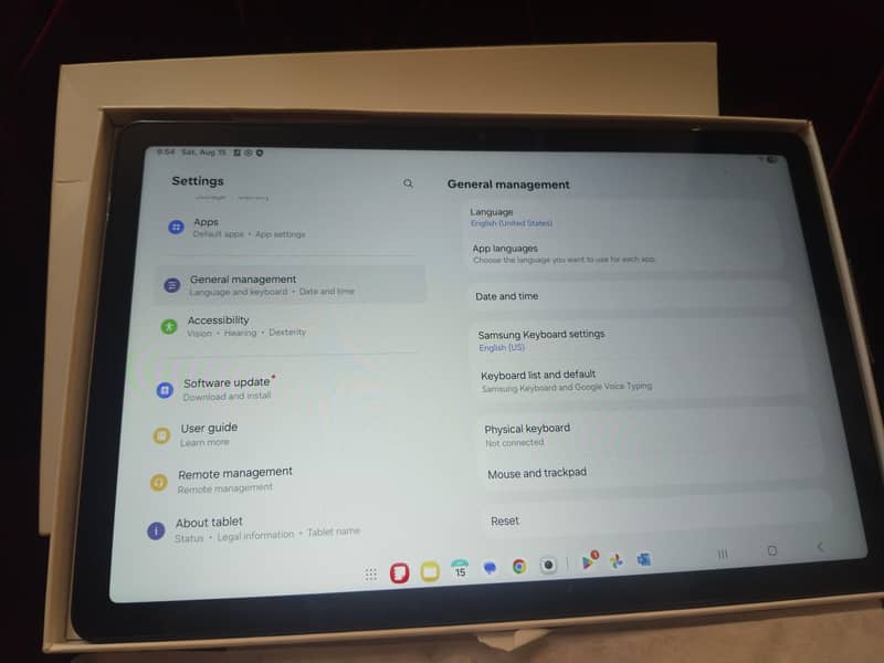 Samsung tab A+ 5