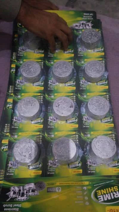 Prime Shine stainless steel scrubbers
