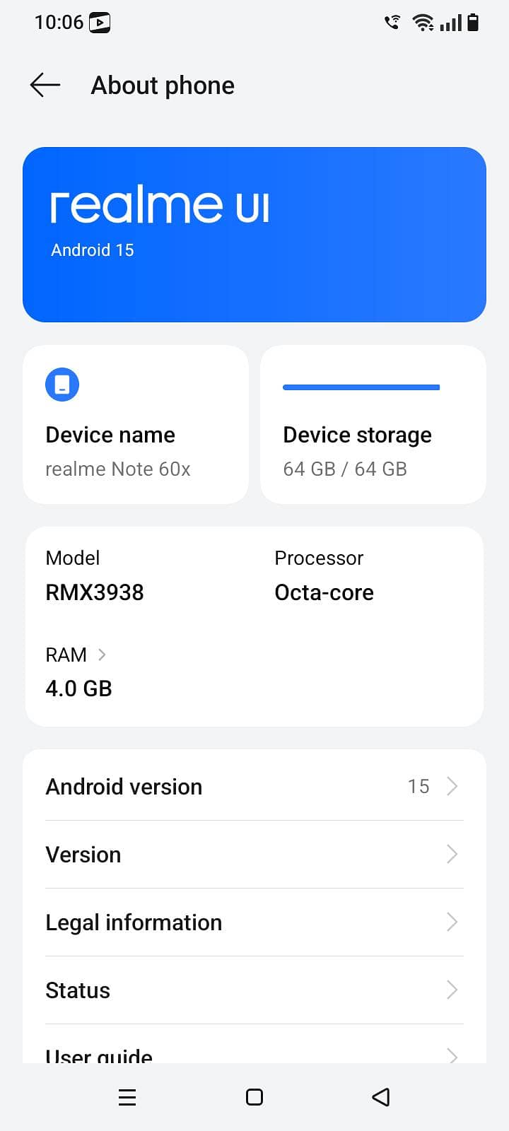 Realme Note 60x 2