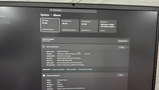 HP Victus 15 Fb series Ryzen 5 5600H  For Argent Sale