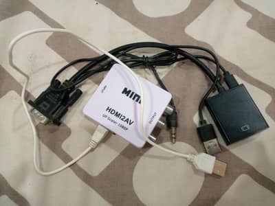 VGA to HDMI & HDMI to Audio Video