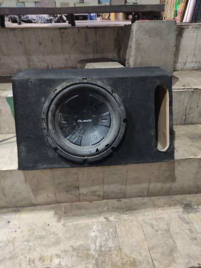 ALMANI 12" Car Subwoofer with Box For Sale