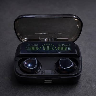 M10 Newest True Wireless Headset – Bluetooth V5.3 with Digital Display