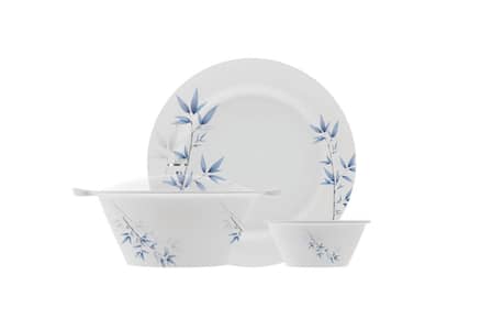 Theme Crystal Coated 88-Piece Dinnerware Set