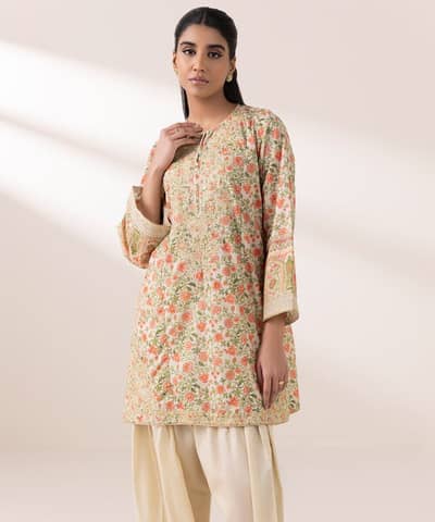 Sapphire(shirt + duppata) khaadi (farshi shalwar)