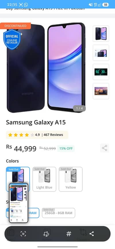 Samsung A15