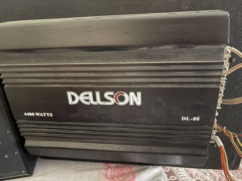 SONY explode woofer and Amplifier 2