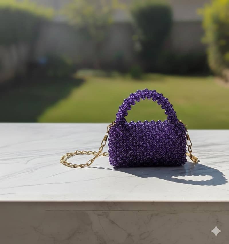 Handmade beaded bag 1