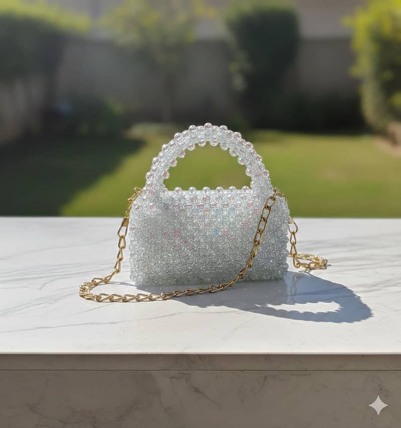 Handmade beaded bag 4