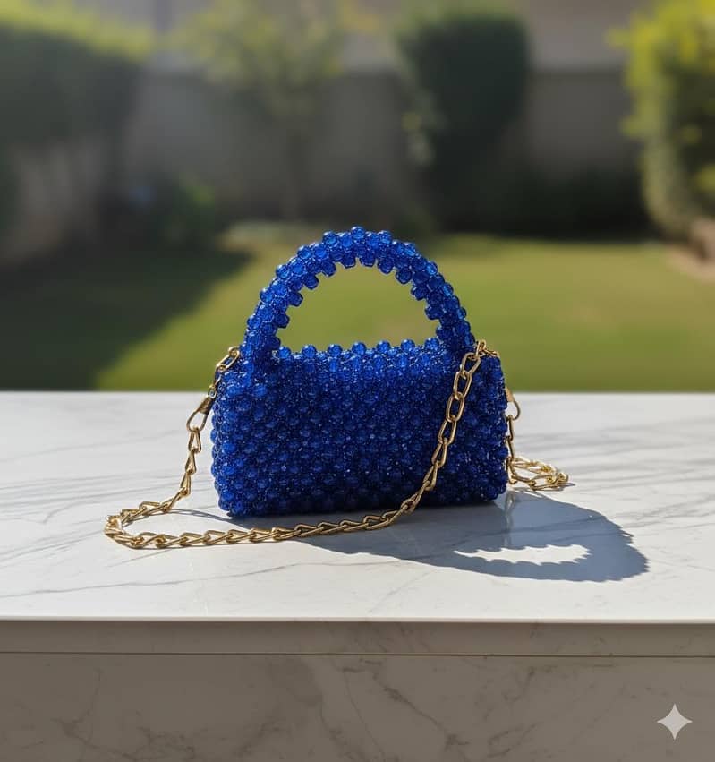 Handmade beaded bag 5