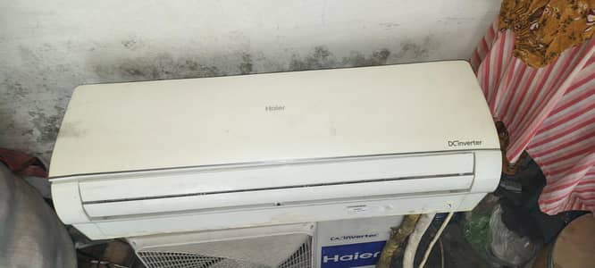 Haier 1.5ton inverter gass store hai remote plate sath hai