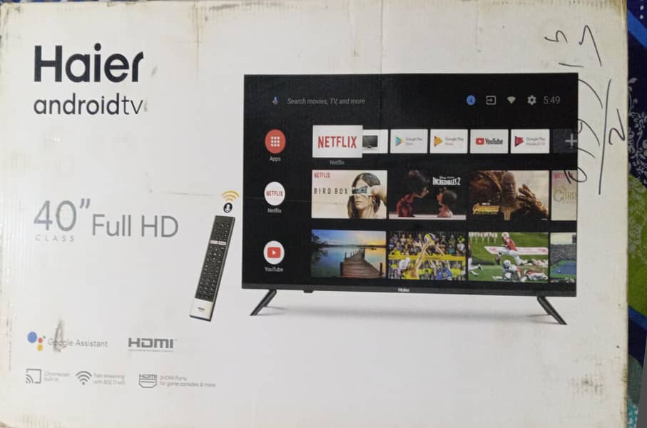 Haier Smart Android LED 40" 5