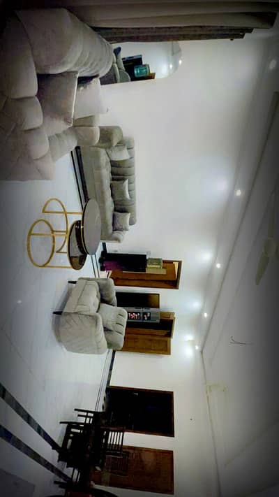 10 Marla just new 3 beds full furnished Lower portion for rent fridge oven Ac sofa beds etc