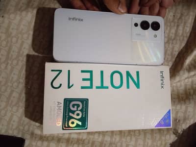 Infinix Note 12 (8GB / 128GB) – Box Pack Accessories – Good Condition
