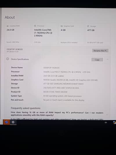 hp laptop for sale