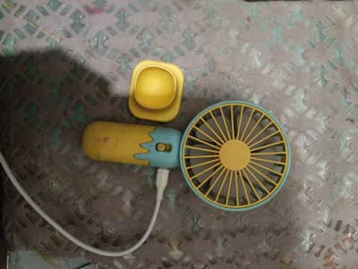 hand fan with stand