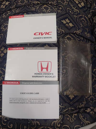 Honda civic 99-2000 original user manual and warranty booklet