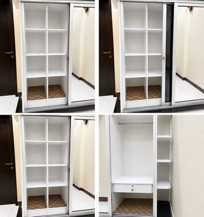 2 Door Wooden Wardrobe sliding