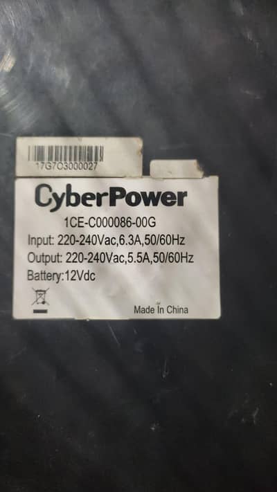 cyber power ups fresh condition