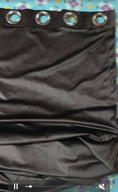 Velvet curtain