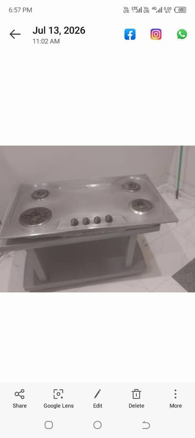 cooking range and fanoos