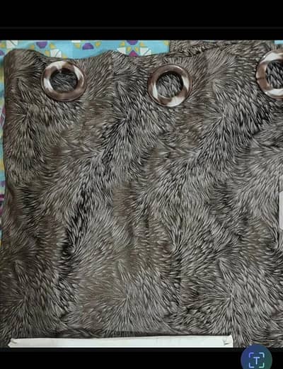 Turkish velvet curtain with rings