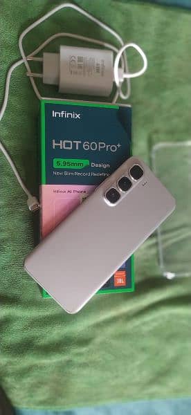 Infinix Hot 60Pro Plus Mobile 16/256 GB with Full Box condition 10/10