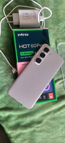 Infinix Hot 60Pro Plus Mobile 16/256 GB with Full Box condition 10/10