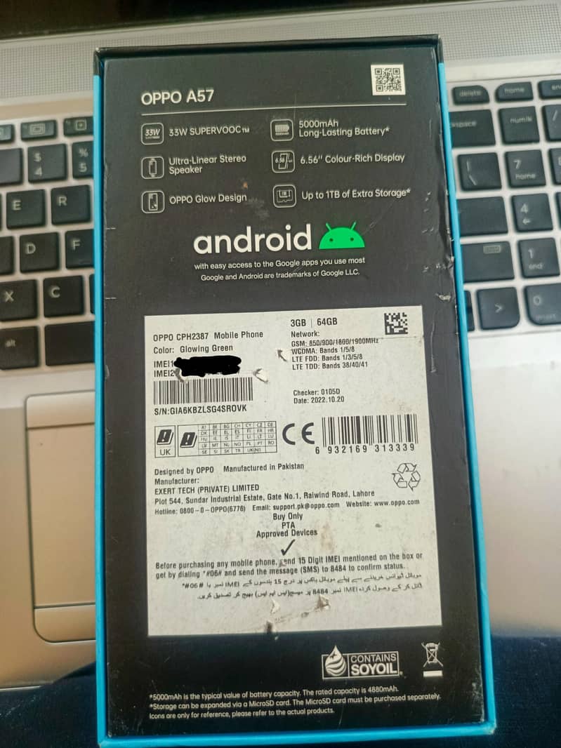 Oppo A57 5