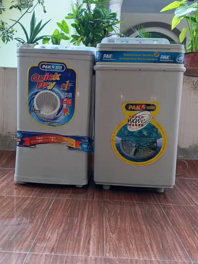 PAK Washing Machine PK-700 + PAK Quick Dry Spinner – Brand New/Unused