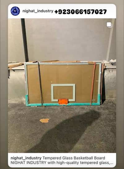 Basketball  Tempered Glass backboard