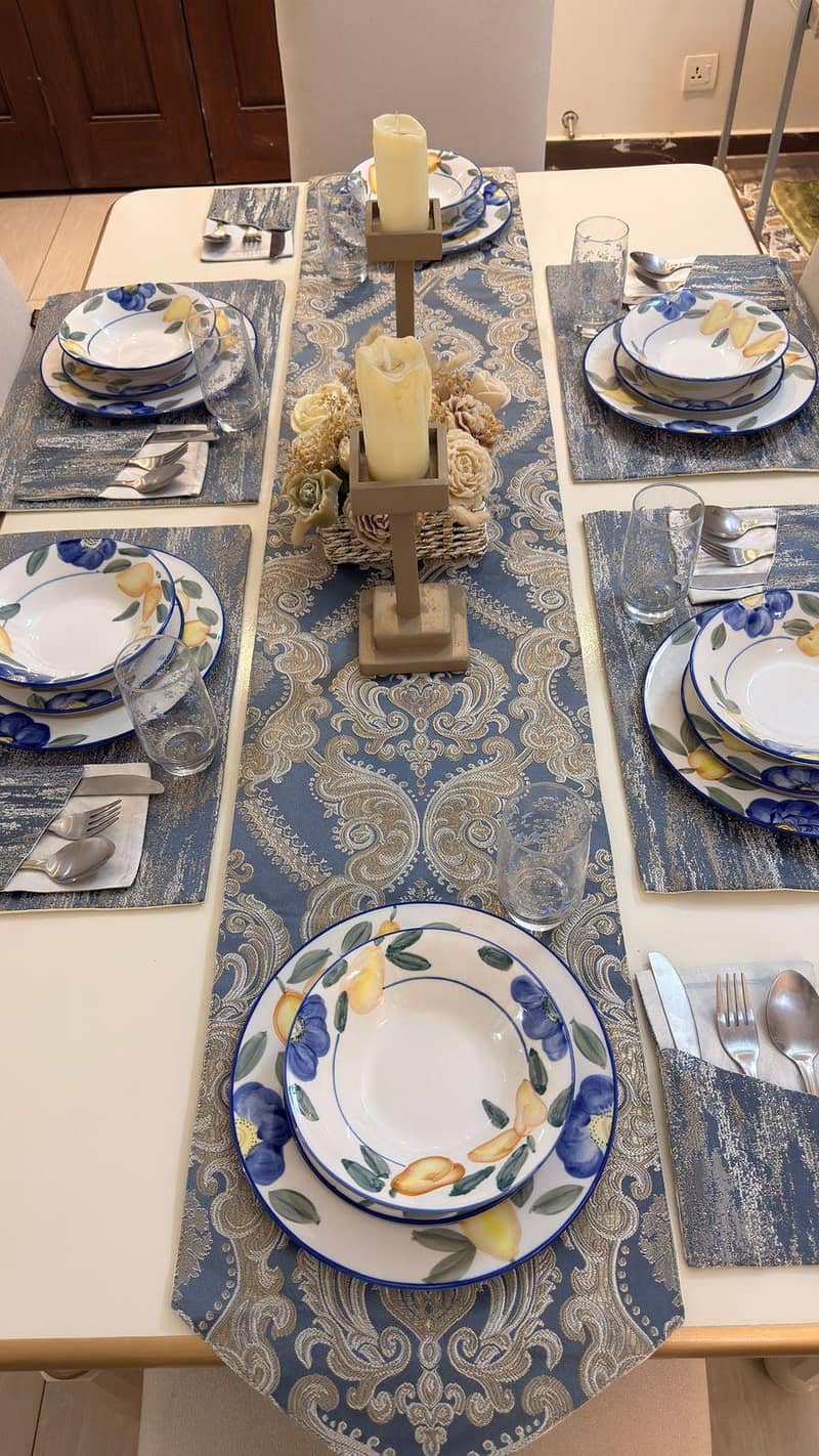 dining  table runner set 4