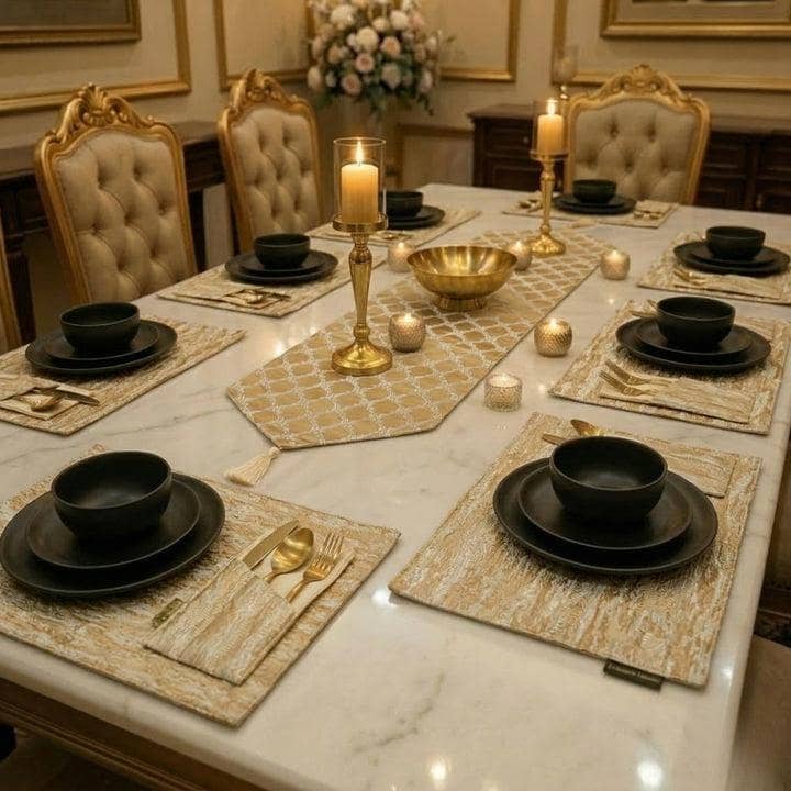 Dining table runner set 0