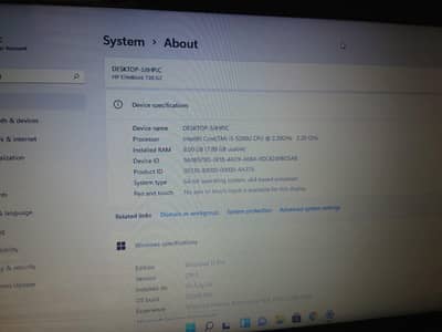 HP elite book 720 2G