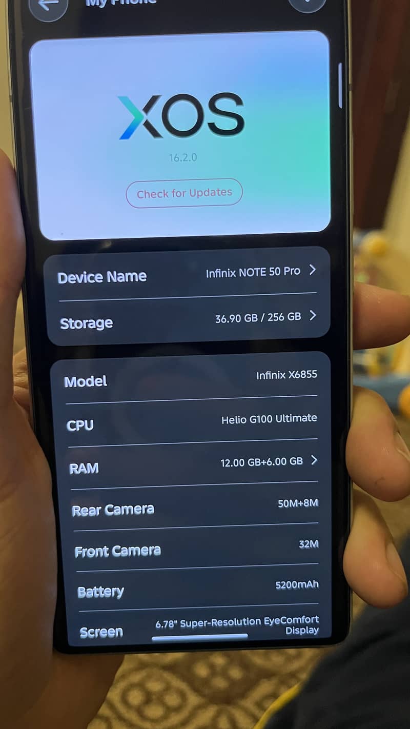 Infinix note 50pro 4