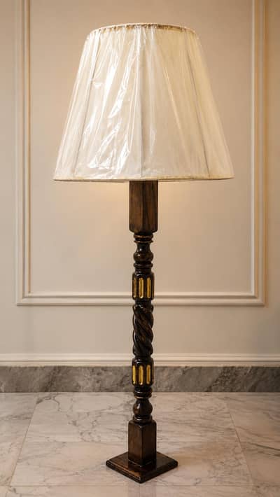 Modern Wooden Floor Lamp – Premium Finish