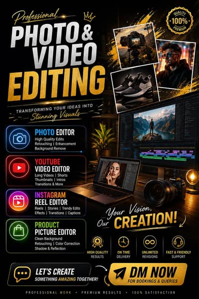 professional video editor photo editor YouTube video editor
