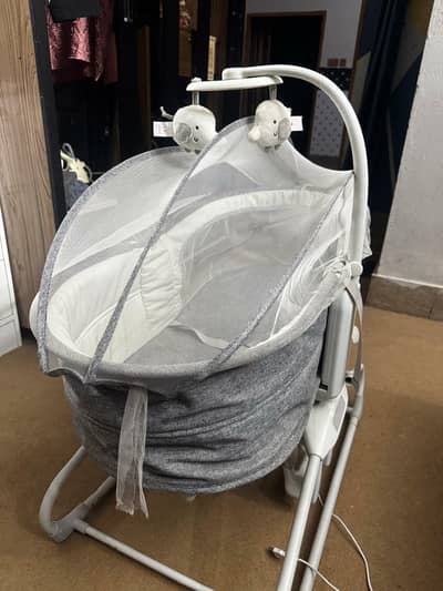 4 in 1 baby electric swing+cot