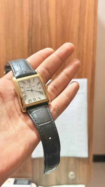 Daniel Klien cartier tank watch original with warranty