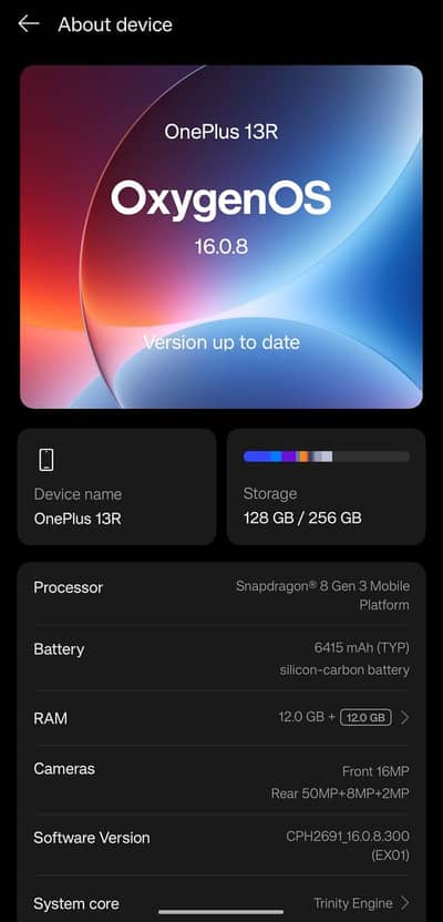 OnePlus Ace 5→ 13R | 12/256GB