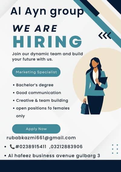 job opportunities only females